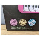 Brand New Rose Pink 37-Key Electronic Kids Piano with Microphone