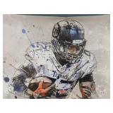 New NFL Football Tennessee Titans Derrick Henry Canvas Poster - 12" x 18"