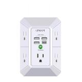 Brand New One Beat & Qinlianf Surge Protector Outlet Set with Rotating Plug and USB Ports