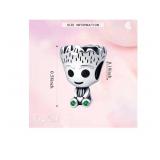 Brand New Groot 925 Sterling Silver Charm with Cubic Zirconia Beads