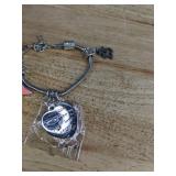 Brand New Stitch Bracelet with Charms and Heart Pendant