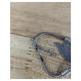 Brand New Stitch Bracelet with Charms and Heart Pendant