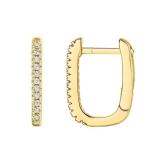 Brand New Pavoi 14K Gold Plated 925 Sterling Silver Huggie Earrings