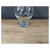 Brand New Set of 6 Whiskey Glasses with Bubble Design
