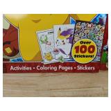 Brand New Pokemon Activity Book with Over 100 Stickers and Foam Stickers