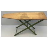 Antique Kids Doll Crib, Ironing Board & Small Drop Leaf Table