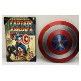 13" x 19" CAPTAIN AMERICA Wood Sign (NEW)