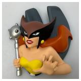 LAST ONE Vintage DC Direct "The Animated Series" JL Justice League (HAWKGIRL) Wall Plaque (NIB)