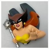 LAST ONE Vintage DC Direct "The Animated Series" JL Justice League (HAWKGIRL) Wall Plaque (NIB)
