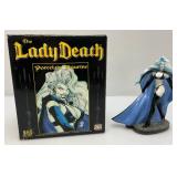 Vintage CHAOS Comics "THE LADY DEATH" Porcelain Figurine (NIB)