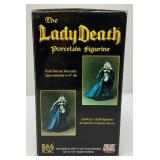 Vintage CHAOS Comics "THE LADY DEATH" Porcelain Figurine (NIB)
