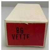 Vintage 1986 Corvette Promo Card In Original Box