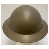 WWII Dutch MK2 Brodie Helmet Netherlands (Soldiers Name Written Inside