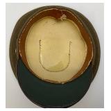 Post WWI US Army M1923 Enlisted Visor Service Cap Or Hat W/Leather Brim Size Unknown