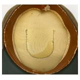 Post WWI US Army M1923 Enlisted Visor Service Cap Or Hat W/Leather Brim Size Unknown