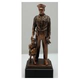 11 1/2" Policeman With Child Figurine Statue