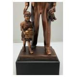 11 1/2" Policeman With Child Figurine Statue