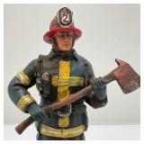 11" Fireman Statue