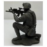 5 1/2" PACIFIC Giftware Soldier Kneeling Figurine