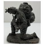 6" PACIFIC Giftware Soldier Kneeling Figurine
