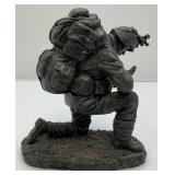 6" PACIFIC Giftware Soldier Kneeling Figurine
