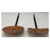Large Vintage Copper Stainers 8"