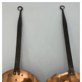 Large Vintage Copper Stainers 8"