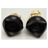 Vintage 4" Resin Oriental Figurines