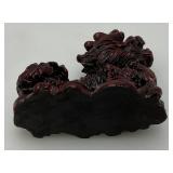 Vintage Oriental Dragon Statues 1= 5" x 5 1/2" 1= 2 1/2" x 2 1/2"