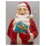 Large Vintage Blow Mold Santa Claus 36" Tall