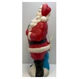 Large Vintage Blow Mold Santa Claus 36" Tall
