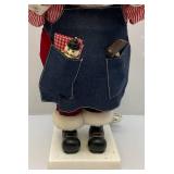 Large Vintage Grandeur Noel Limited cEdition Animated Santa Claus In Original Box (WORKS)