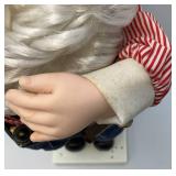 Large Vintage Grandeur Noel Limited cEdition Animated Santa Claus In Original Box (WORKS)