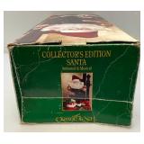 Large Vintage Grandeur Noel Limited cEdition Animated Santa Claus In Original Box (WORKS)