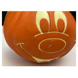 Vintage Halloween Blow Mold Pumpkin Candy Baskets Including Mickey Mouse & More
