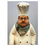 Chef Statue With Skillet Pan 29"
