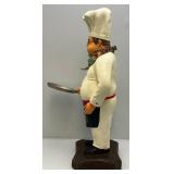 Chef Statue With Skillet Pan 29"