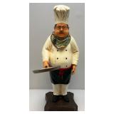Chef Statue With Skillet Pan 29"