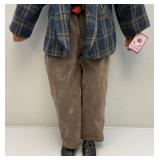 Vintage 36" Tall Goldeniale Collection "Luis" Grandpa Porcelain Doll With COA