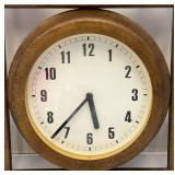 Large Tractor Adorned Metal Wall Hanging Weather Station With Clock 20" x 28 1/2"