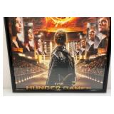 23" x 29" Framed Hunger Games "The vWorld Will Be Watching" Poster
