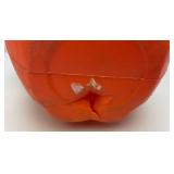 Vintage Halloween Blow Mold Pumpkin Candy Baskets Including Mickey Mouse & More