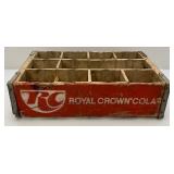Vintage Collectible HARD TO FIND  RC Royal Cola Wood Soda Crate From Albuqueque New Mexico