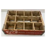 Vintage Collectible HARD TO FIND  RC Royal Cola Wood Soda Crate From Albuqueque New Mexico