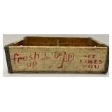 Vintage Collectible HARD TO FIND  7Up  Wood Soda Crate From St. Paul Minnesota