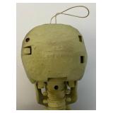 Large Vintage 34" Hard Plastic Articulated Skeleton Mouth Moves & Talks, Eyes Light Up (WORKS)