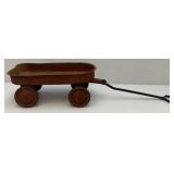 Vintage Miniature Metal Wagon (Perfect For Garden Décor) 16"