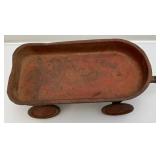 Vintage Miniature Metal Wagon (Perfect For Garden Décor) 16"