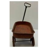 Vintage Miniature Metal Wagon (Perfect For Garden Décor) 16"
