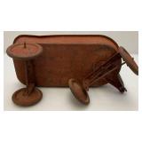 Vintage Miniature Metal Wagon (Perfect For Garden Décor) 16"